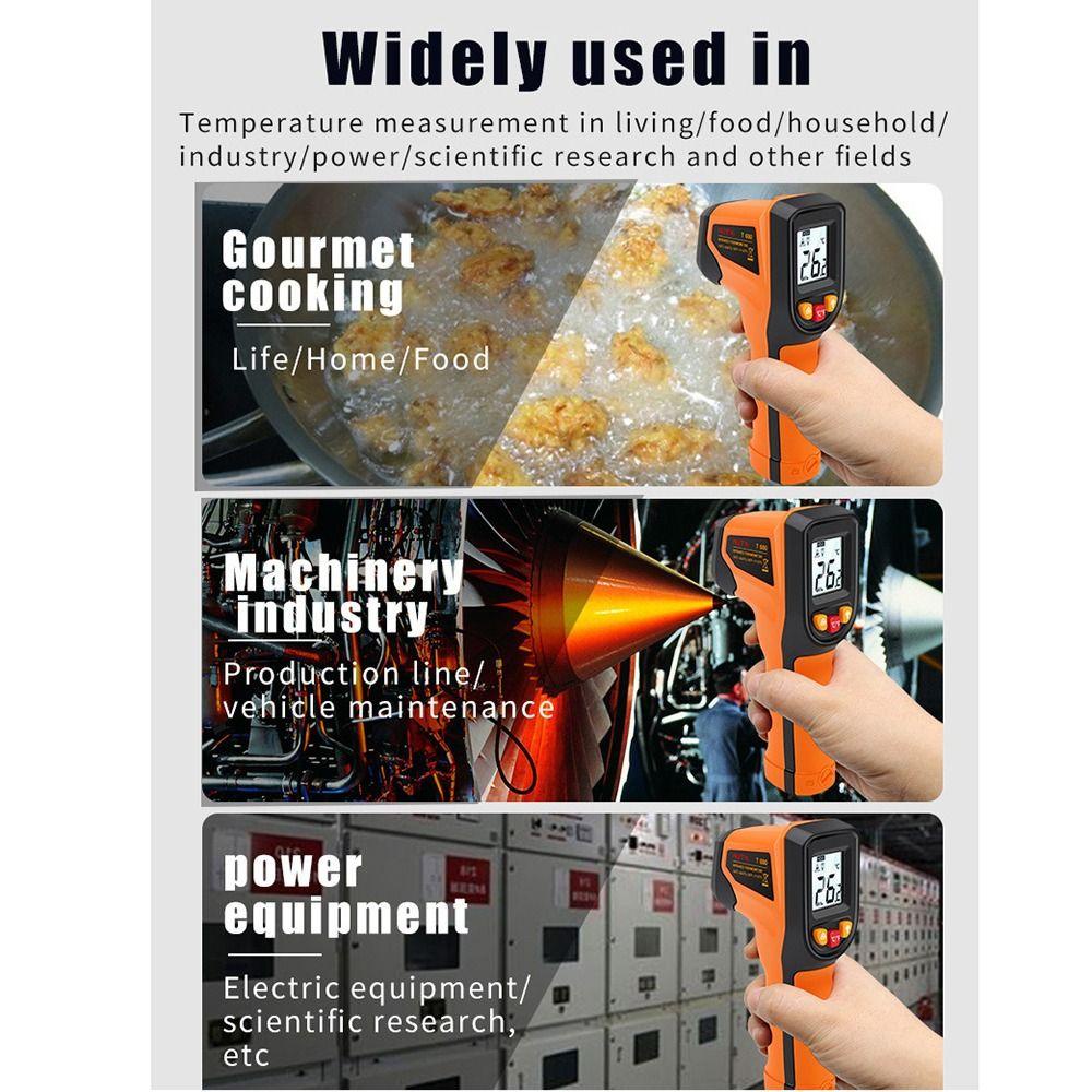 Nhiệt Kế Hồng Ngoại Kỹ Thuật Số Cho Lò Nướng / Pizza Không Cầm Tay Cho Con Người - 50°Phụ Kiện C ~ 6000 Chuyên Dụng Chất Lượng°Phụ Kiện Chuyên Dụng Chất Lượng Cao C (- 58)°Phụ Kiện Chuyên Dụng Dành Cho Xe Hơi F ~ 1112 F ~ 1112°Bộ Đồ Thời Trang Cá Tính Trẻ