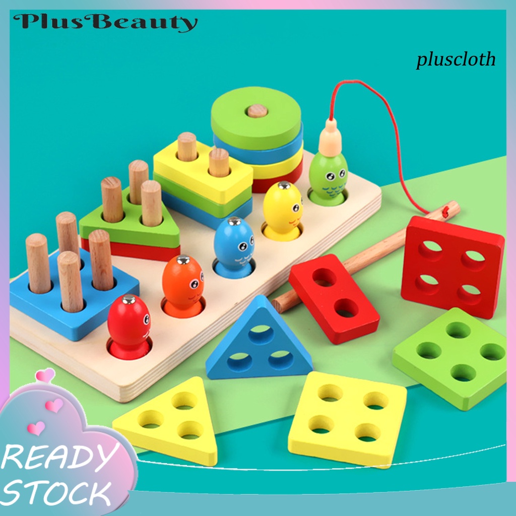 1 Bộ Đồ Chơi Xây Dựng Bốn Bưu Thiếp Hình Học Nhiều Màu Sắc Dùng Làm Quà Tặng Sinh Nhật Cho Bé Mẫu Giáo