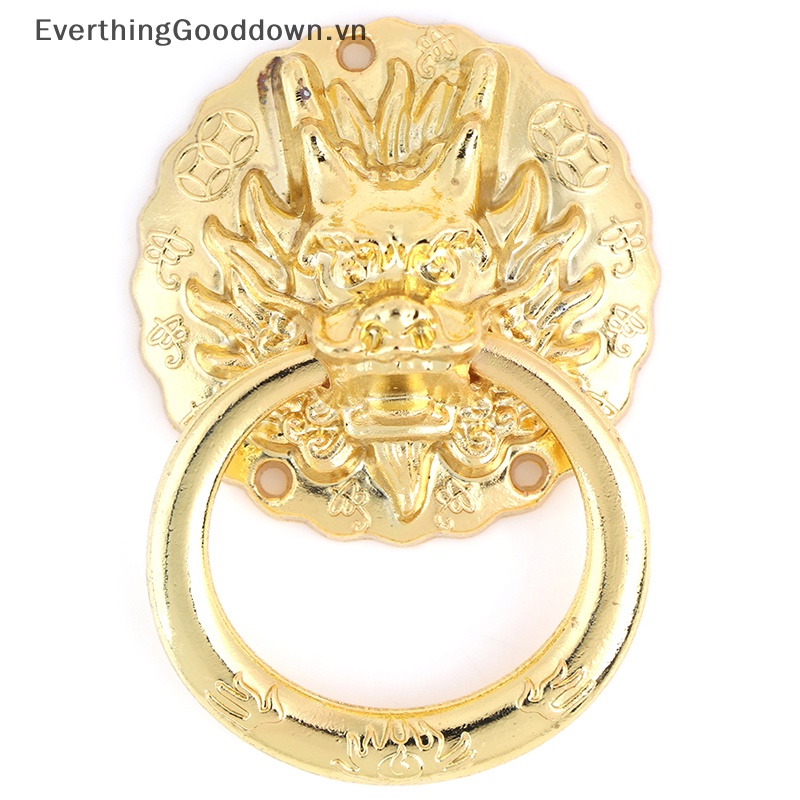 Set 10 Tay Nắm Cửa Hình Đầu Rồng Phong Cách Vintage