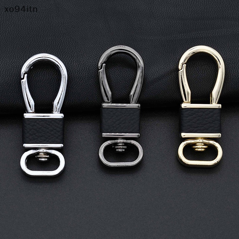 Móc Chìa Khóa Bằng Da Và Kim Loại Thời Trang