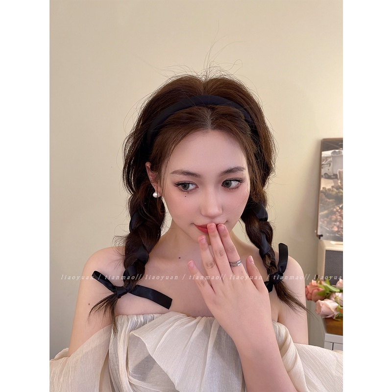 Băng Đô Bện Màu Trơn Đơn Giản Phong Cách Thời Trang Mới 2023