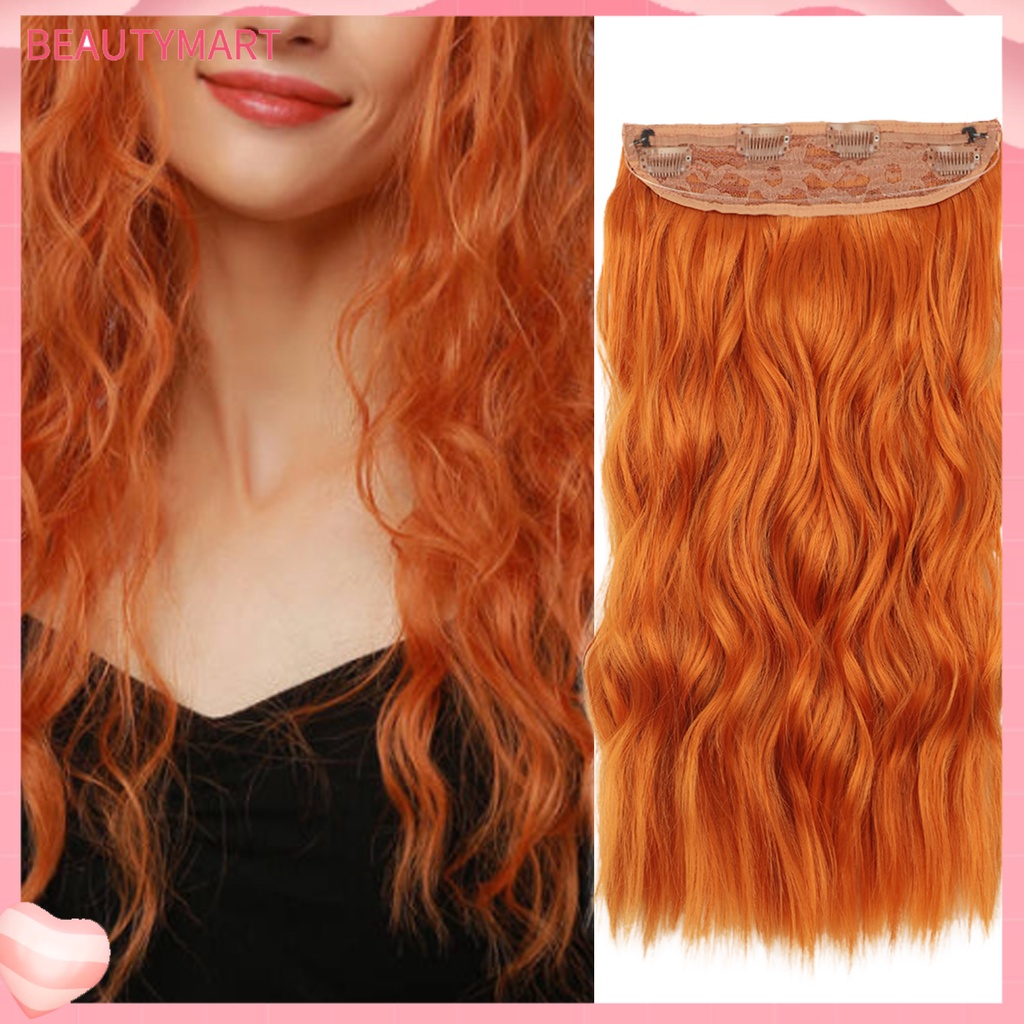 Bộ Tóc Giả Xoăn Dài Bằng Sợi Lụa Tự Nhiên Điều Chỉnh Được Nhiệt Độ Cao Dành Cho Nữ