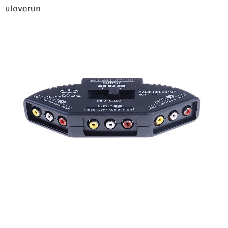 Uloverun Bộ Chuyển Đổi Âm Thanh / Hình Ảnh 3 Chiều av rca Kèm Dây Cáp vn