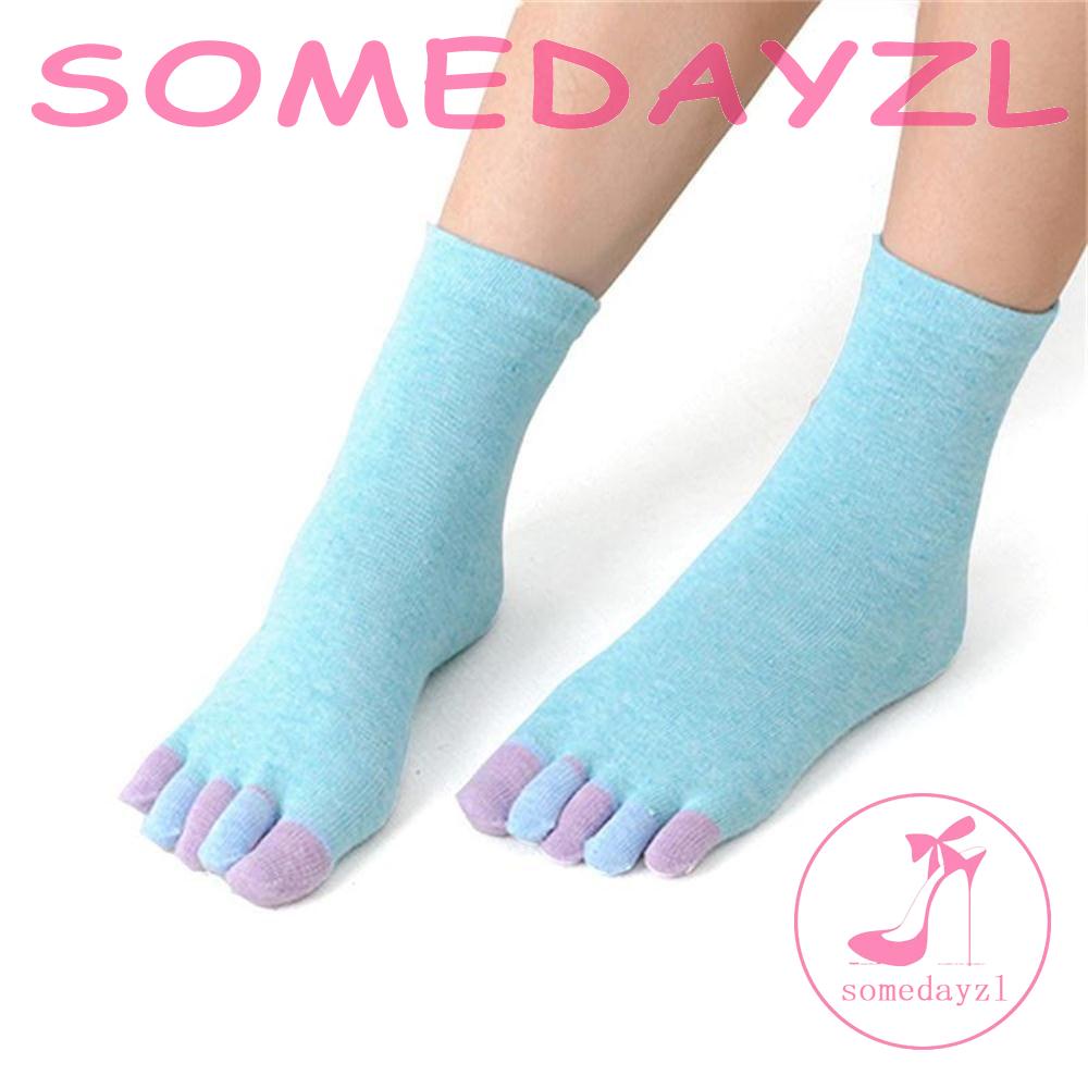 Vớ Dài Năm Ngón Mềm Mại Mát Xa Chống Trượt Nhiều Màu Sắc Dành Cho Nữ