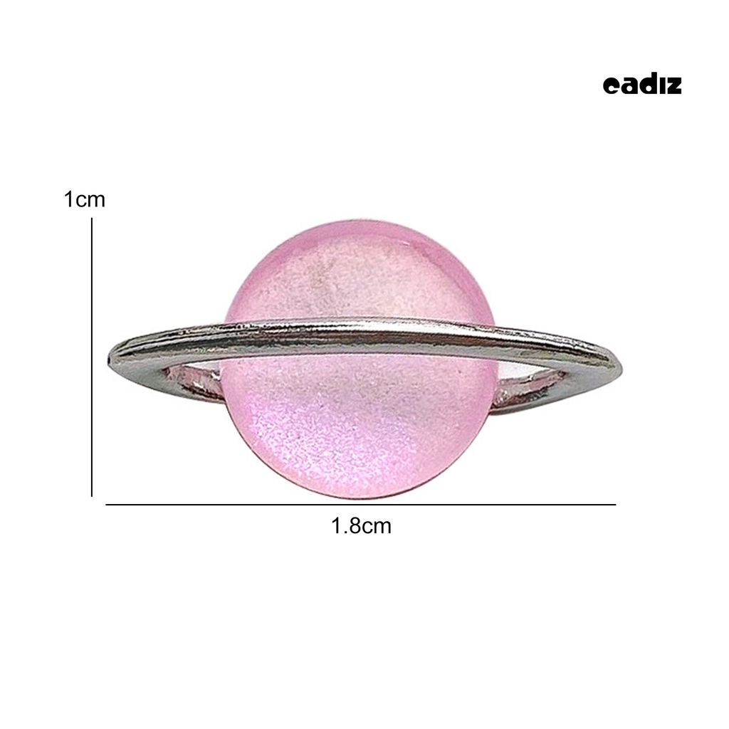 Bộ 10 Phụ Kiện Trang Trí Móng Tay Hình Hành Tinh 3D Lấp Lánh Dành Cho Nữ