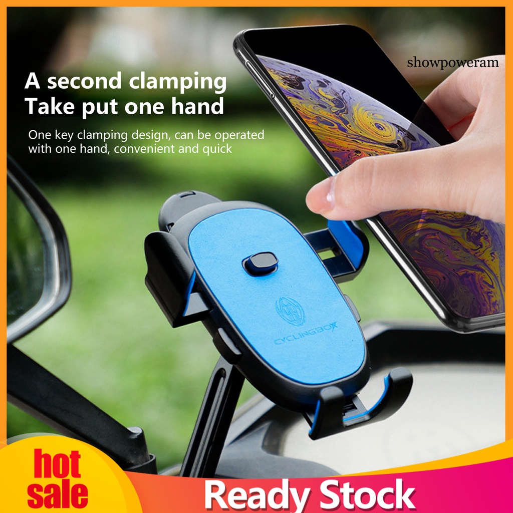 Giá Đỡ Điện Thoại Bằng ABS Chống Sốc Chống Ăn Mòn Tiện Dụng Cho Xe Đạp