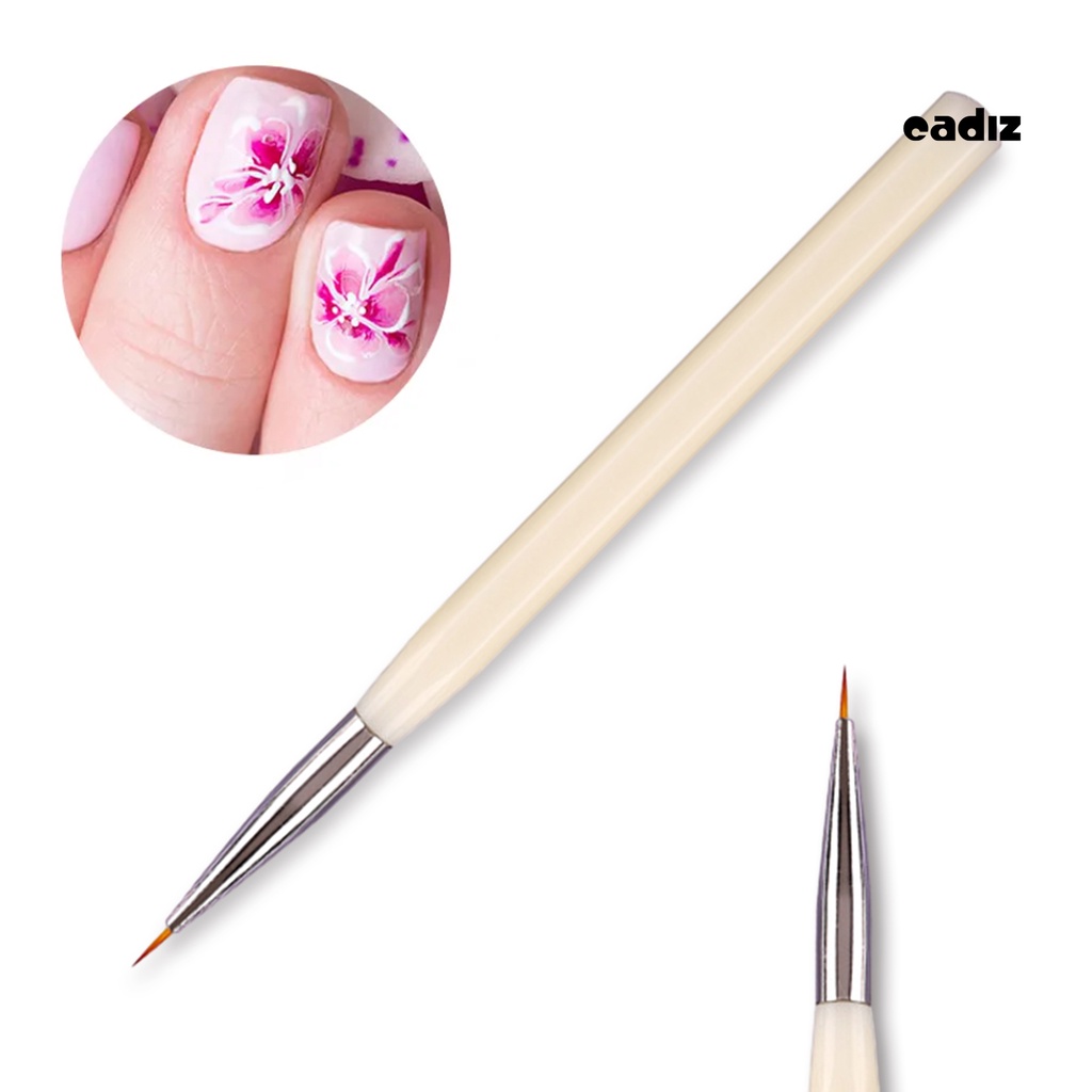 Cọ Nylon Lông Kim Loại Thoải Mái Chuyên Dụng Cho Vẽ Móng Tay