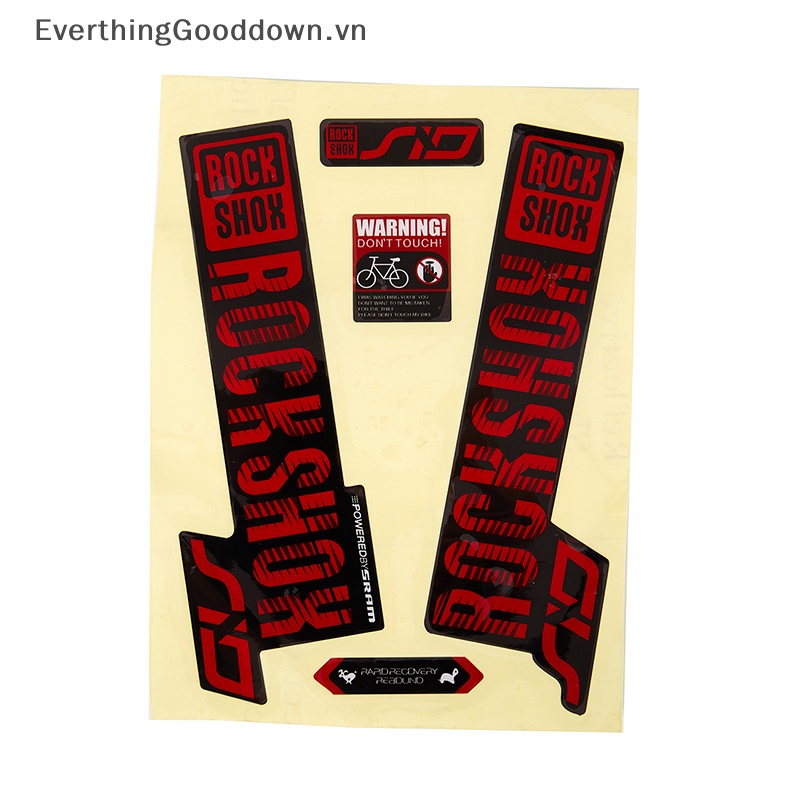 Miếng Đề Can Dán Phuộc Trước Xe Đạp Địa Hình Rock Shox SID Road MTB