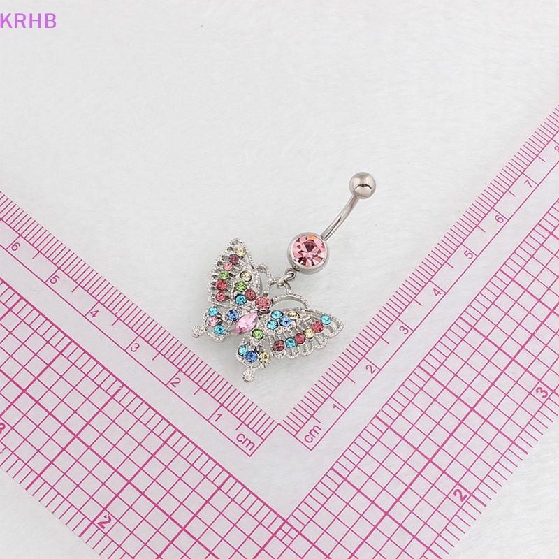 Khuyên Rốn Hình Bướm Bằng Hợp Kim Nhiều Màu Sắc Gợi Cảm Cho Nữ Mới