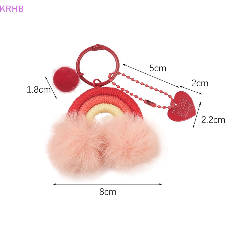 Móc Khóa Dây Bện Hình Mưa Xinh Xắn Mới