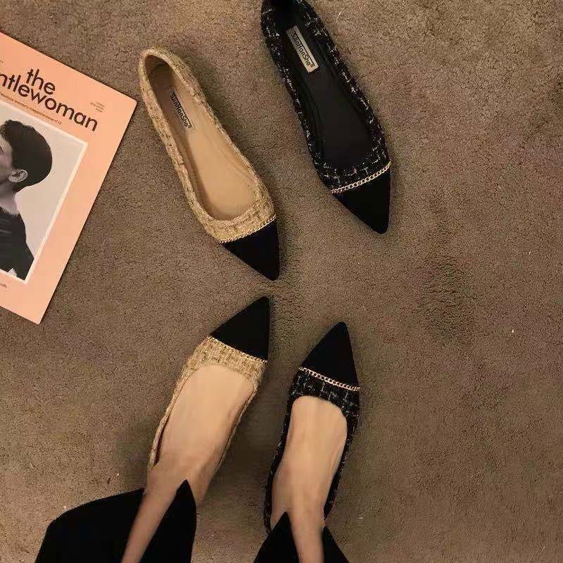 MUCHAO Xăng đan Cao Gót Mũi Vuông Phong Cách Dành Cho Nữ