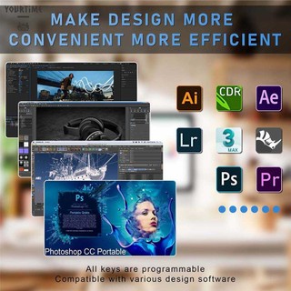 Bàn PhíM Cơ Gaming 9 PhíM + 2 NúT BấM
