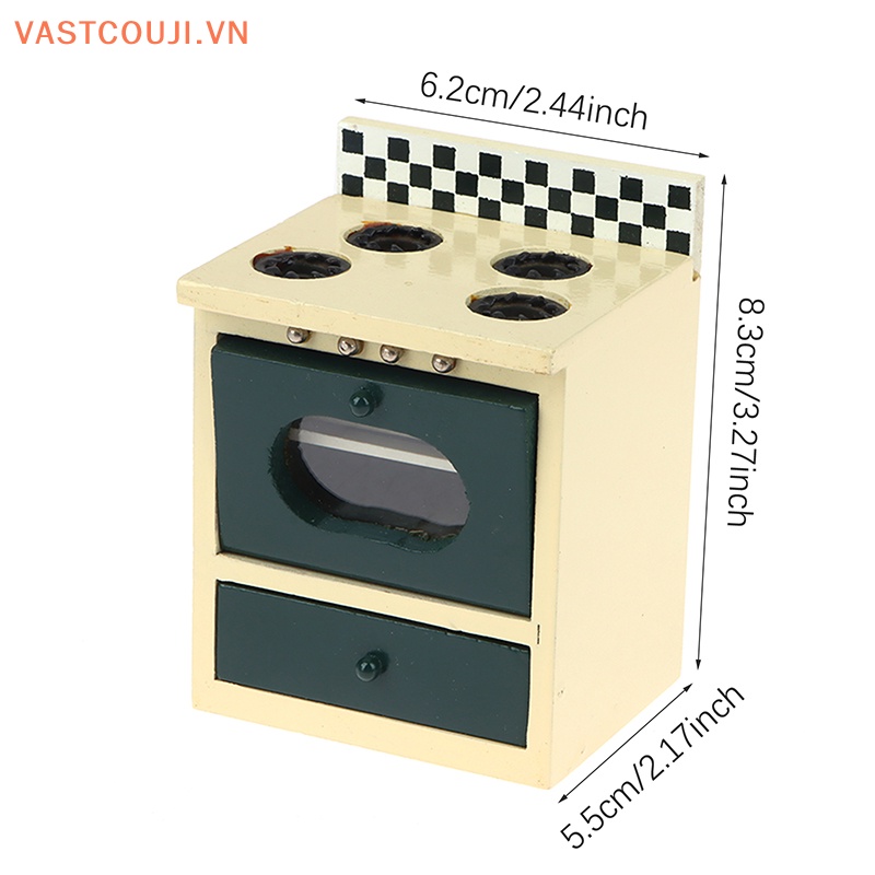 Bếp Ga Đồ Chơi Búp Bê VASTJI Tỉ Lệ 1: 12