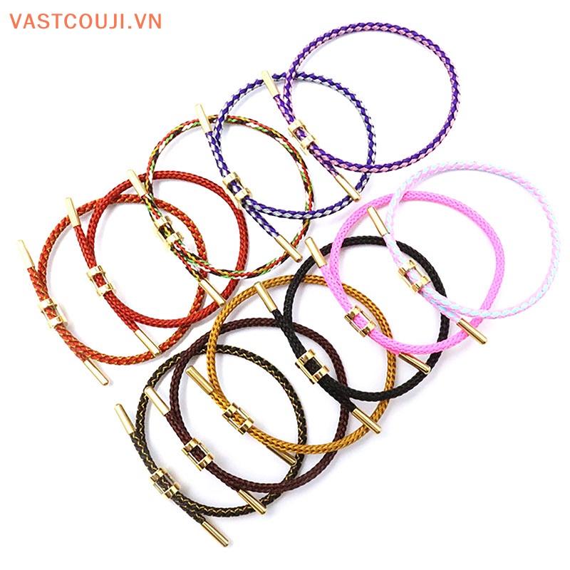 Vòng Tay Bện Dây Hai Lớp VASTJI Thời Trang Cho Nam Nữ