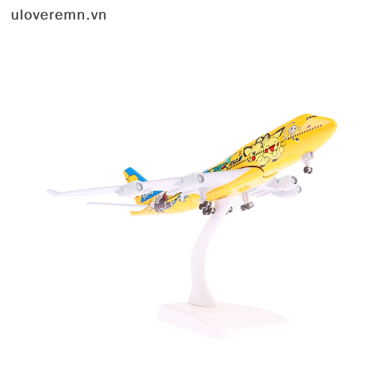 Mô Hình Máy Bay Uloveremn 20cm B747 Bằng Hợp Kim Nhôm
