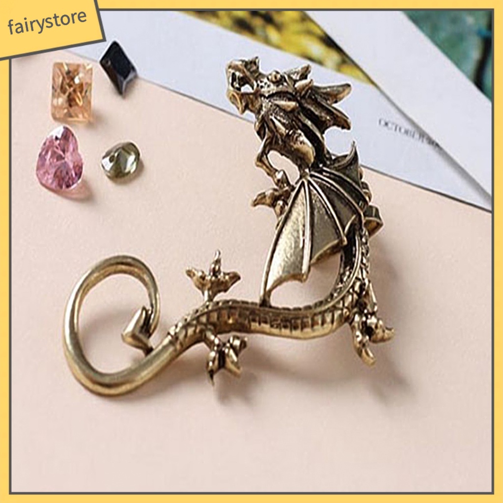 1 Khuyên Đeo Vành Tai Bằng Hợp Kim Phong Cách Punk Cổ Điển