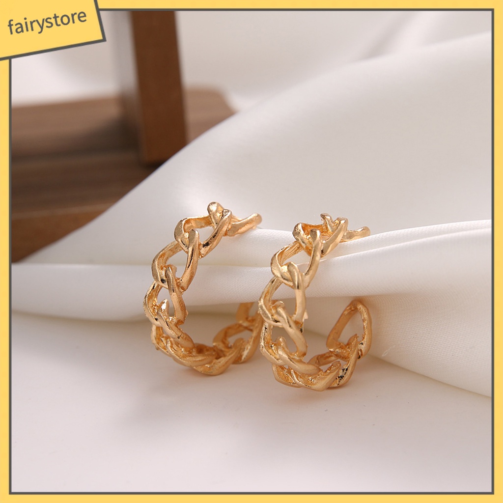 [FRO] Bông Tai Rỗng Trang Trí Retro Gothic Dành Cho Nữ