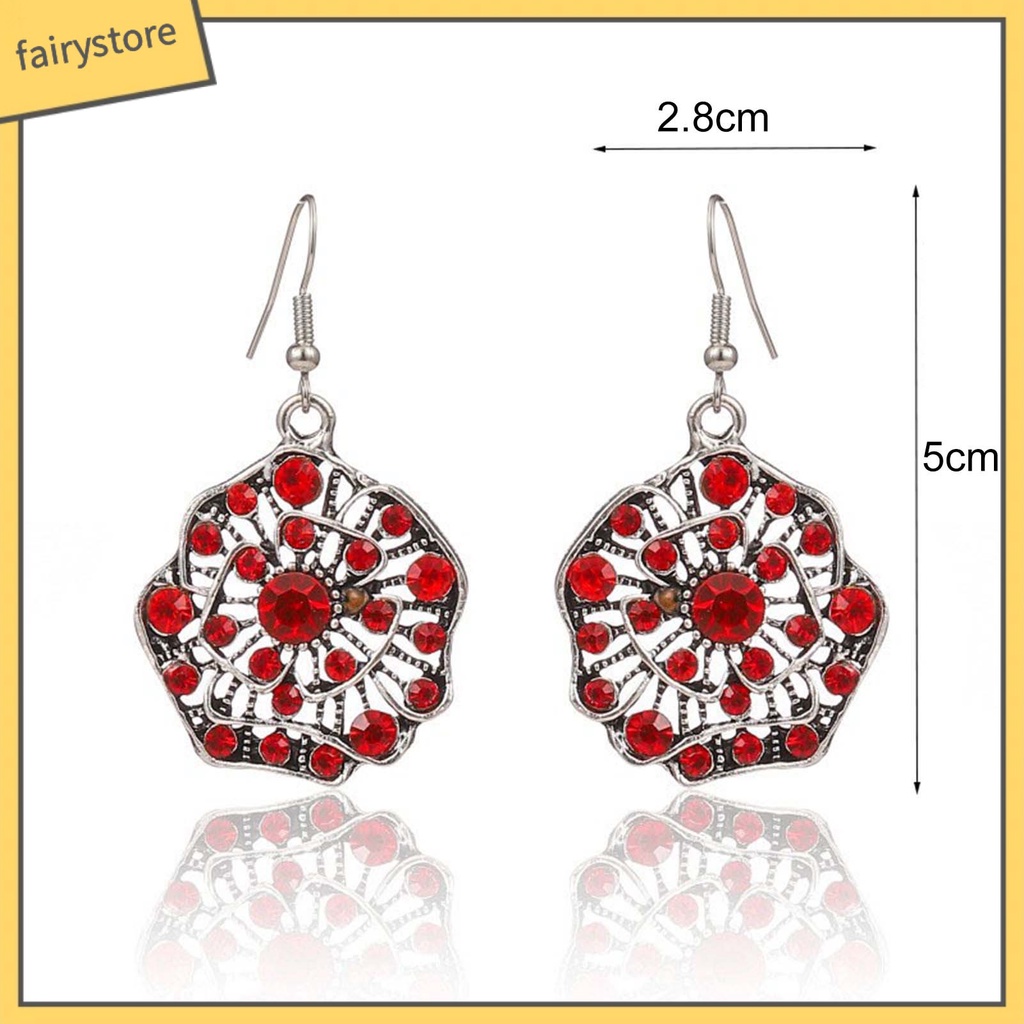 1 Đôi Bông Tai Lủng Lẳng Chống Oxy Hóa Chống Dị Ứng Dễ Sử Dụng Phong Cách Boho Cho Nữ