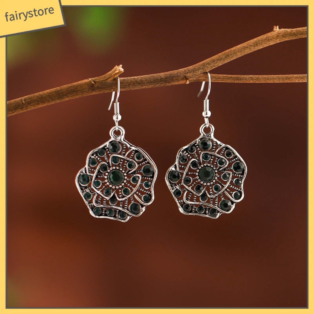 1 Đôi Bông Tai Lủng Lẳng Chống Oxy Hóa Chống Dị Ứng Dễ Sử Dụng Phong Cách Boho Cho Nữ