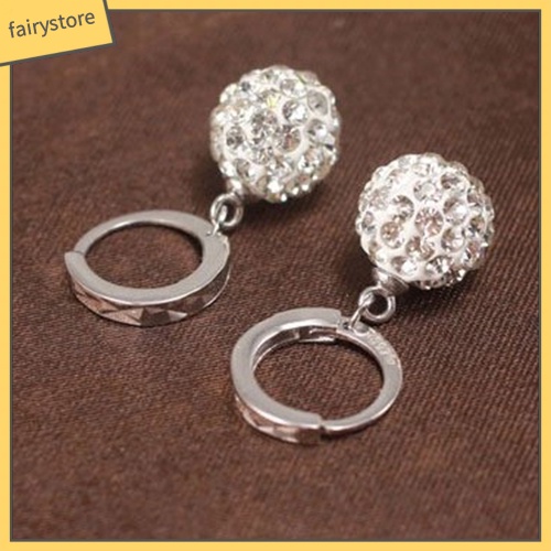 Đôi Khuyên Tai Dài Đính Đá Thời Trang Cho Nữ