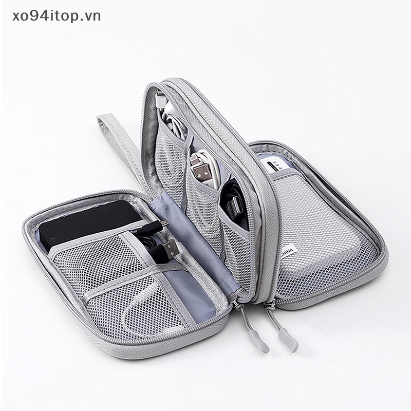 Túi Đựng Phụ Kiện Điện Tử / Dây Cáp Gọn Gàng Tiện Dụng Mang Theo Du Lịch