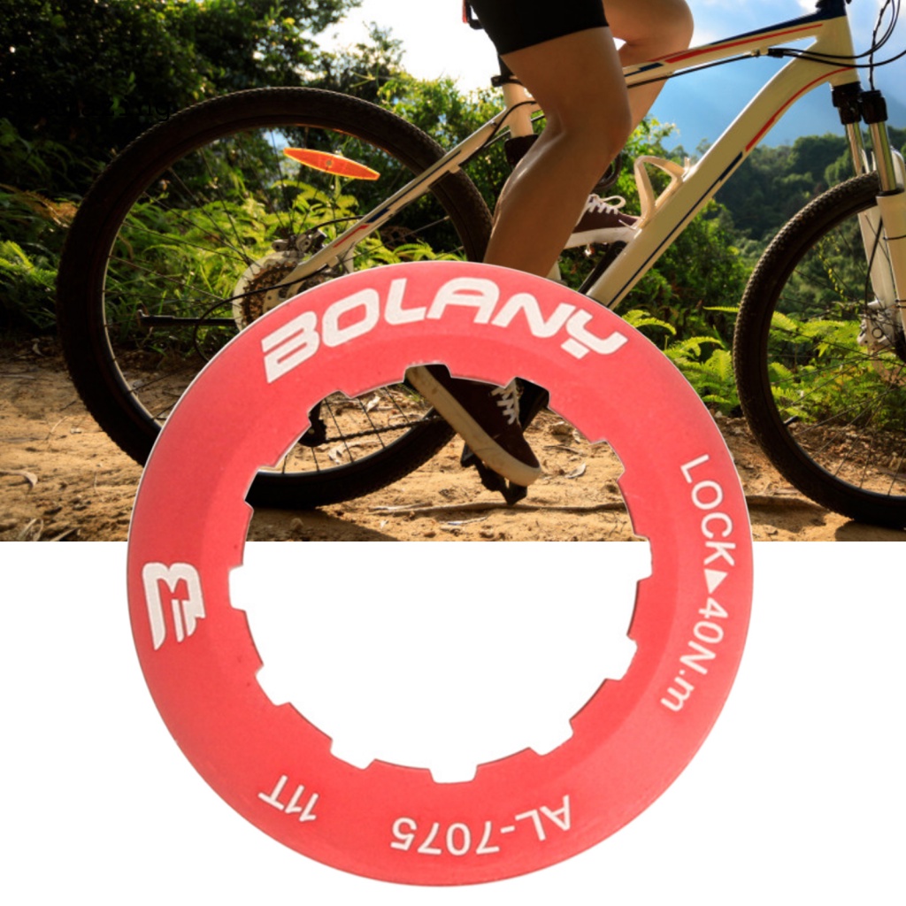Bộ 4 Vòng Khóa Bảo Vệ Băng Cát Sét BOLANY Bằng Hợp Kim Nhôm Gọn Nhẹ Chống Ăn Mòn Cho MTB