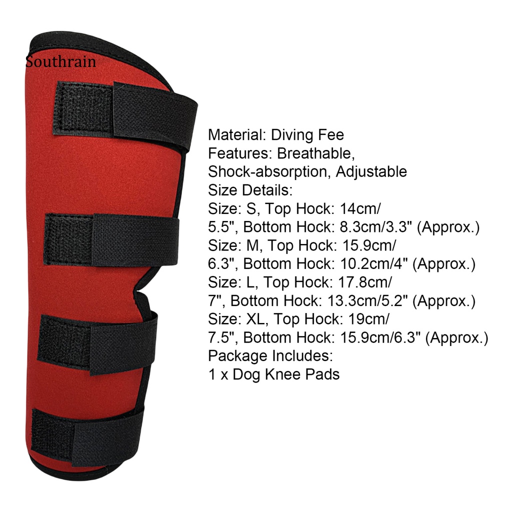 1 Đệm Bảo Vệ Đầu Gối Thoáng Khí Thoải Mái Hỗ Trợ Phục Hồi Chó