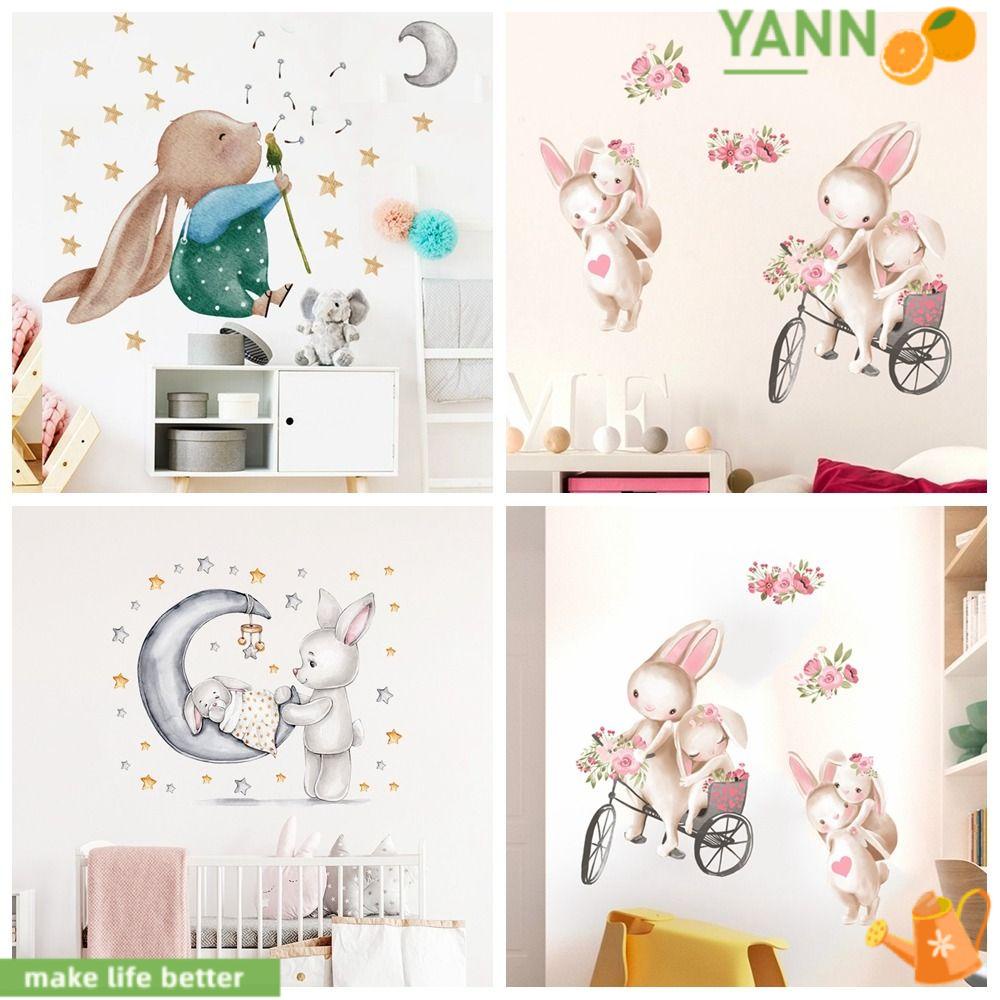 Sticker Dán Tường Họa Tiết Đám Mây Và Ngôi Sao / Mặt Trăng Sáng Tạo 1