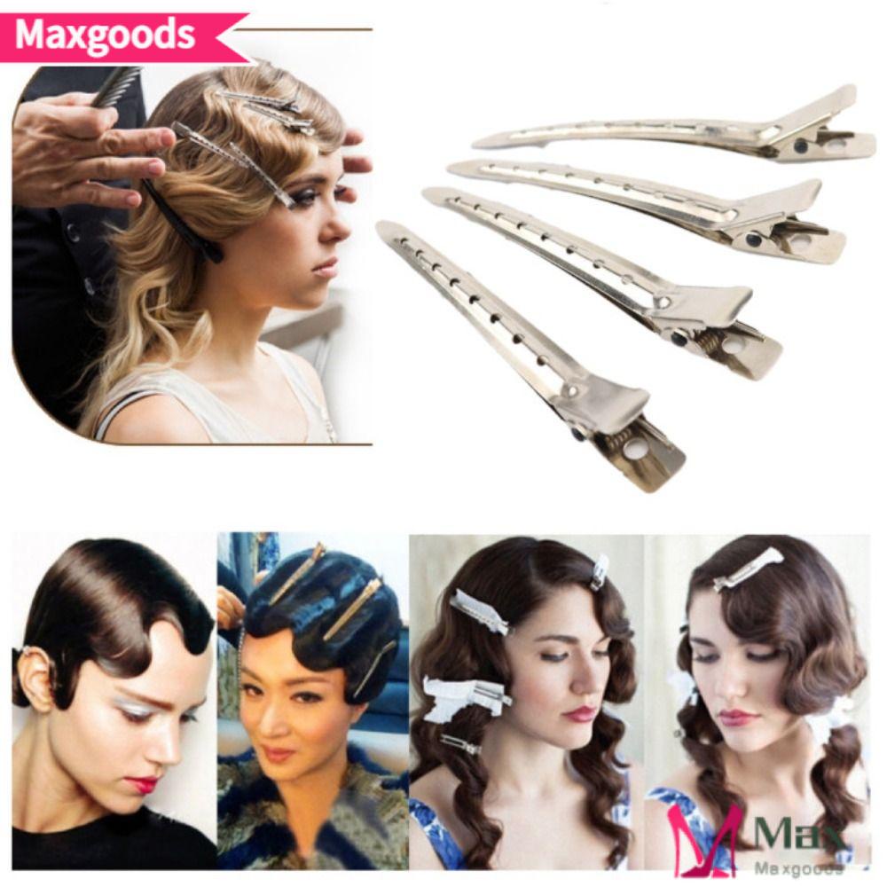 Set 18 / 24 / 30 / 36 Kẹp Tóc Không Để Lại Dấu Vết Chuyên Dụng Cho Salon Làm Tóc