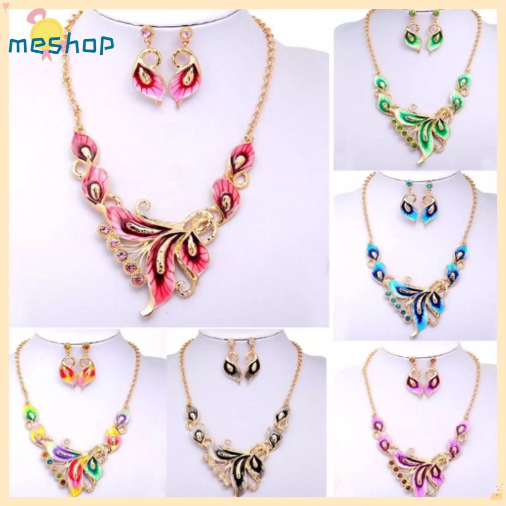 Bộ Vòng cổ Mặt Hình Bướm Thời Trang Cho Nữ