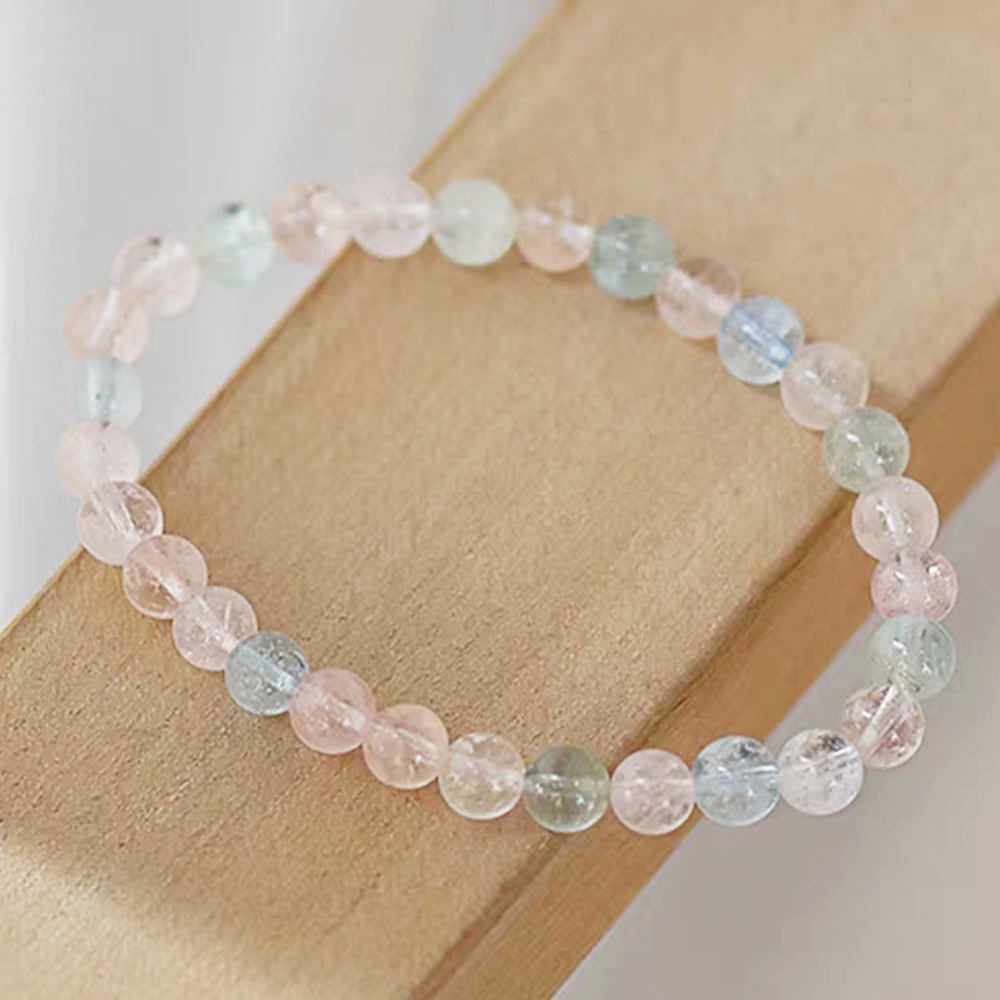 Vòng Tay Chuỗi Hạt Pha Lê Nhiều Màu Tự Nhiên Thời Trang Cho Nữ
