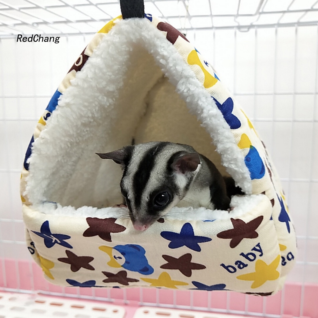 Tổ Ngủ Giữ Ấm Họa Tiết Hoạt Hình Dễ Thương Cho Sóc Chuột Hamster