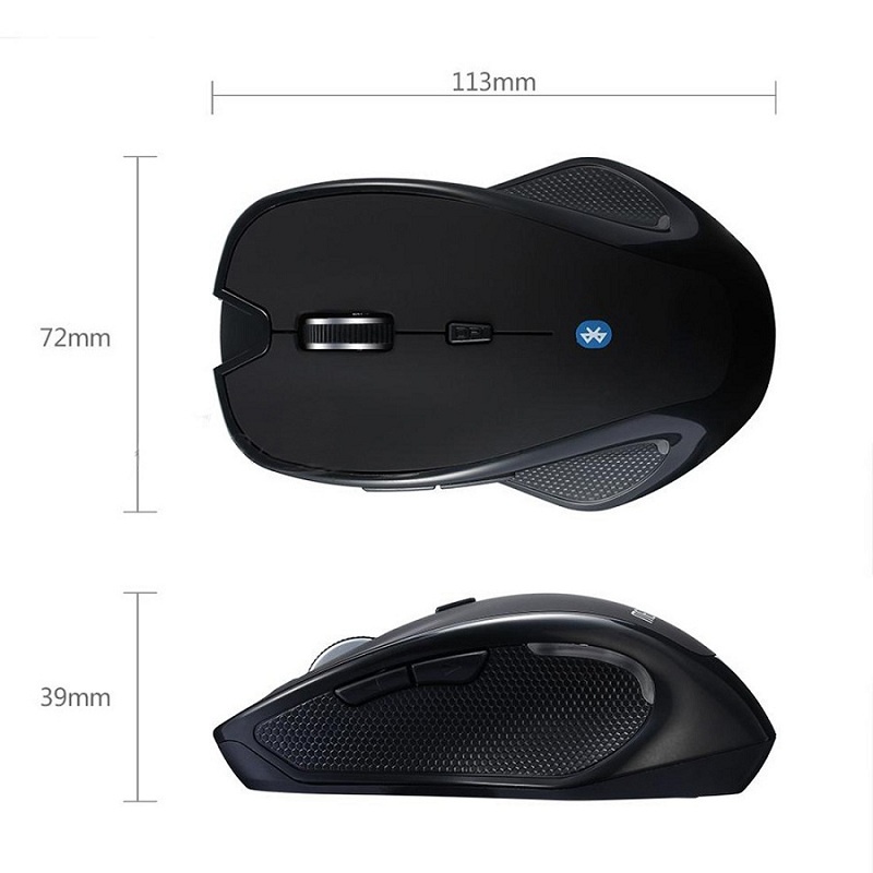 Chuột Không Dây 1600DPI BT 5.2 Ergonomic Cho mi pad 4  600Dpi