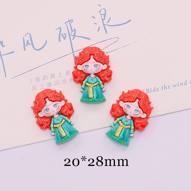 Charm Trang Trí Hình Công Chúa DJSNEY Cute | DIY Trang Trí Ddeco Ốp Điện Thoại, Kẹp Tóc, Tủ Lạnh