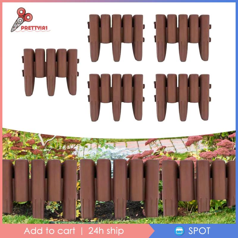 [Prettyia1] Set 5 Khung Viền Khu Vườn / Hoa Trang Trí Tiểu Cảnh