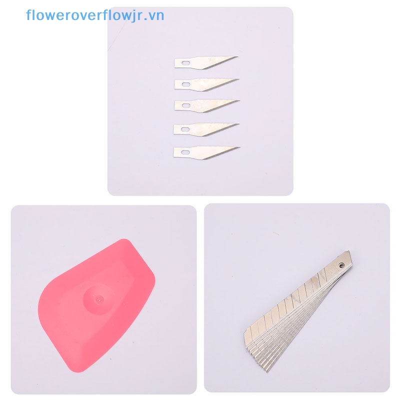 Bộ 12 Dụng Cụ Dán Trang Trí Xe Hơi Bằng Vinyl