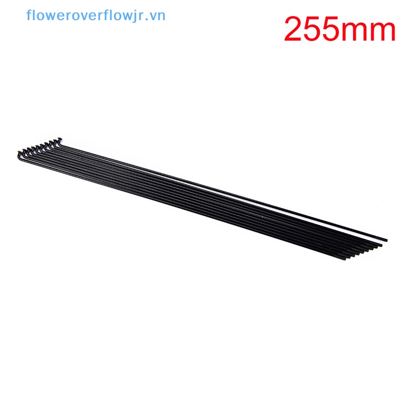 Bộ 10 Căm Xe Đạp 14G + Núm Vú 12mm 170~286mm Bằng Thép