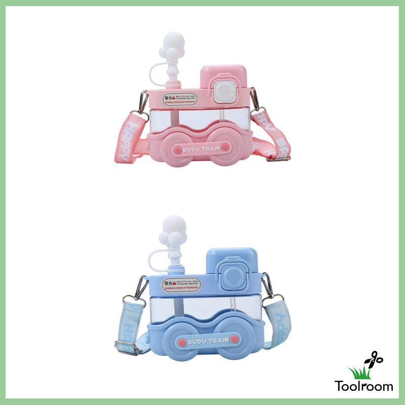 Bình Nước Di Động Dễ Thương Có Dây Đeo Vai Tùy Chỉnh Cho Bé