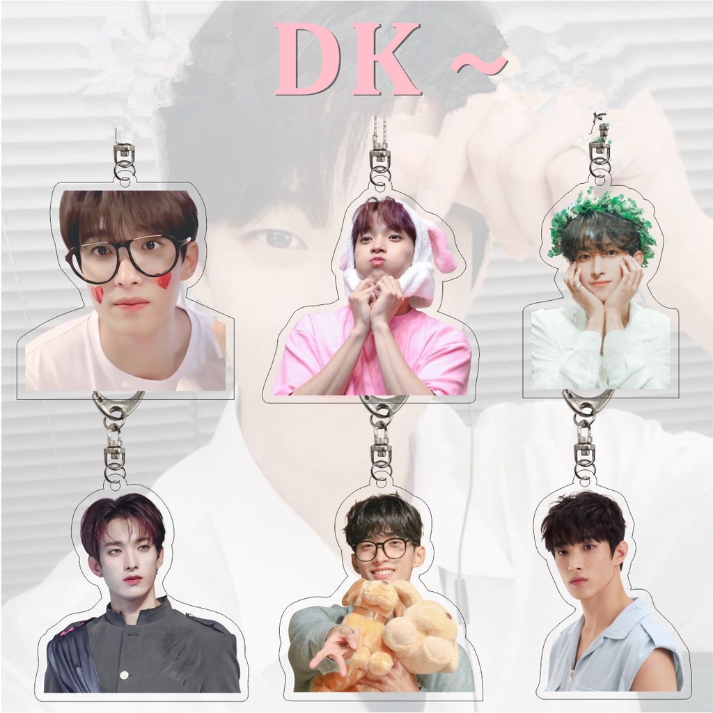 1 Móc Khóa Acrylic Hình Nhóm Nhạc SEVENTEEN THE8 MINGYU DK