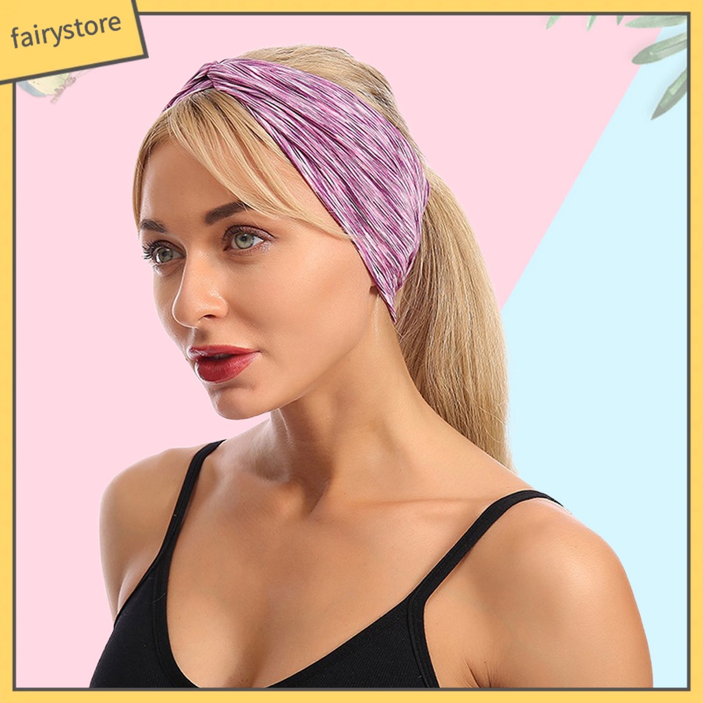 Băng Đô Lụa Sữa Chống Mồ Hôi Cho Nữ Tập Yoga