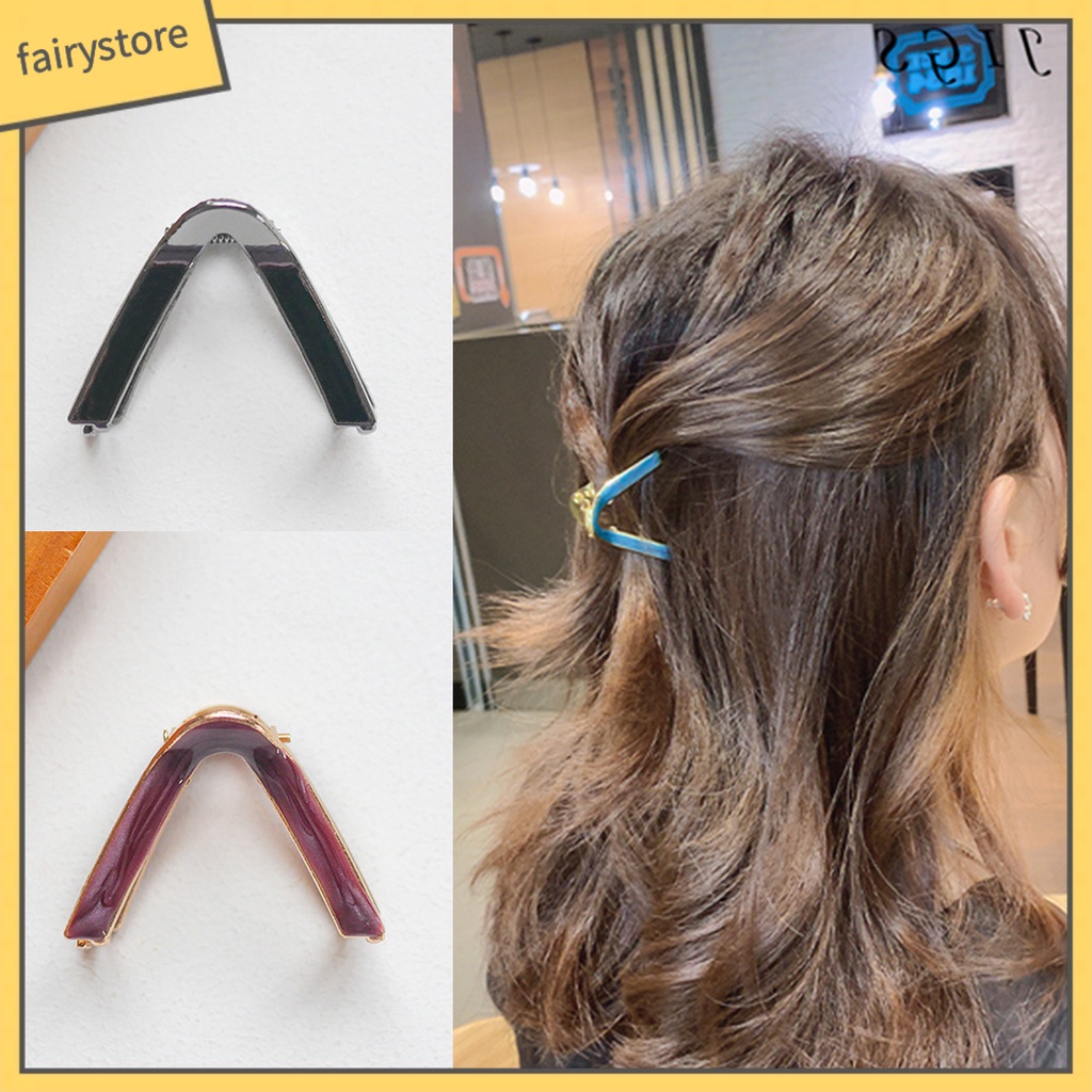 Kẹp Tóc Hợp Kim Hình Chữ V Trang Trí Tóc Cho Nữ