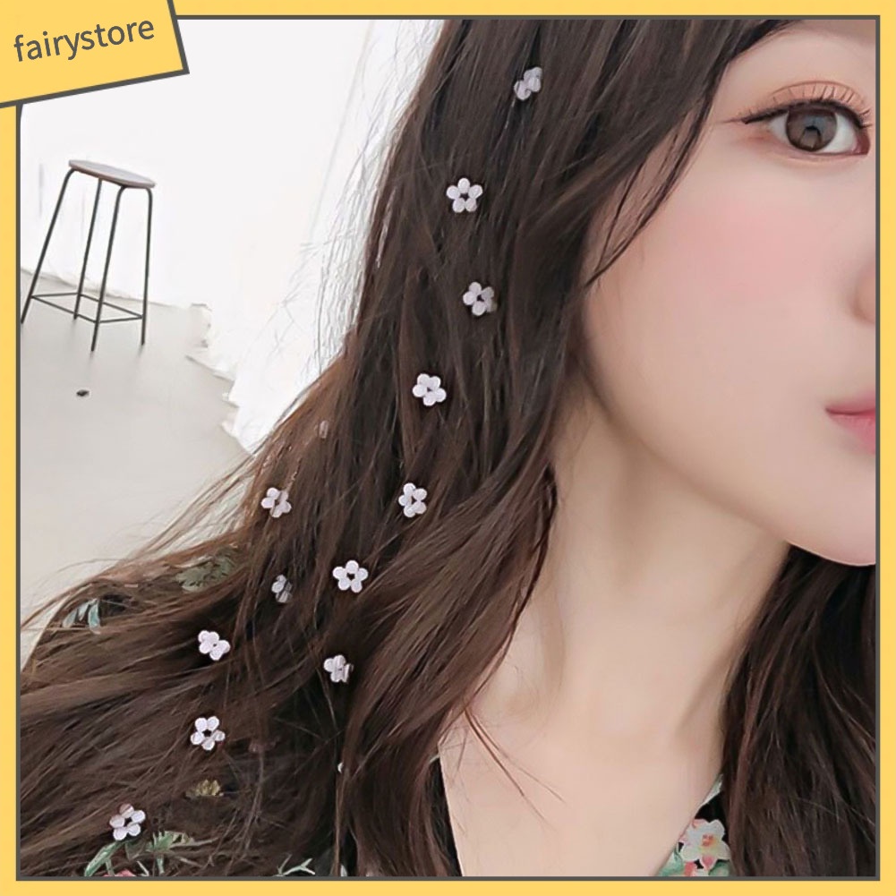 Lược Bện Tóc Vô Hình Đính Hoa Xinh Xắn Cho Nữ