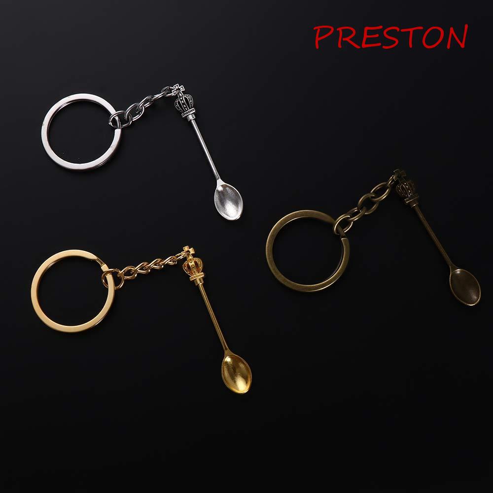 Móc Khóa Hình Muỗng / Vương Miện Vintage|Móc Khóa Kim Loại Thủ Công Nhiều Màu Sắc