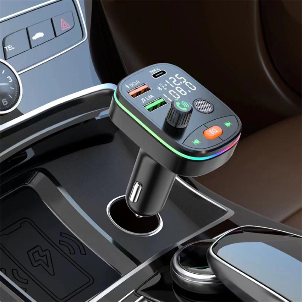 Tẩu Sạc Nhanh Hai Cổng USB Bluetooth 5.0 PD 20W T8U8 Cho Xe Hơi