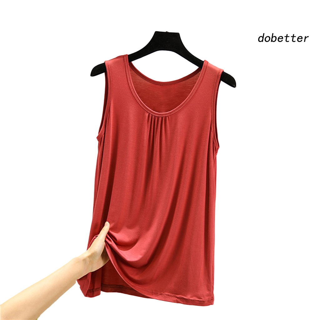 Áo Thun Tanktop Cổ Tròn Không Tay Thoáng Khí Màu Sắc Đơn Giản Dành Cho Nữ