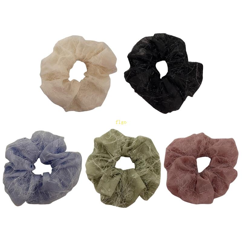 Dây Cột Tóc Scrunchies Cỡ Lớn Thời Trang Xinh Xắn Cho Nữ