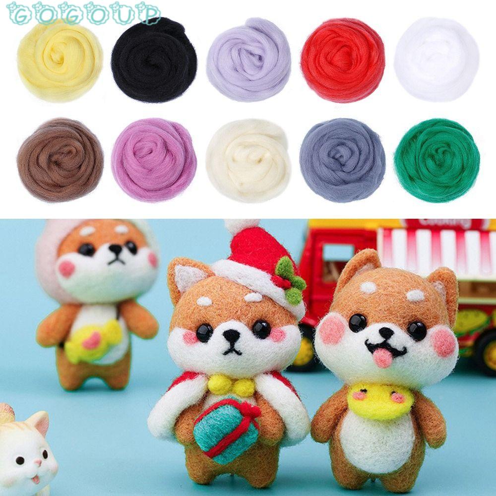 Cuộn Len 50g Mềm Mại Dùng Làm Búp Bê DIY