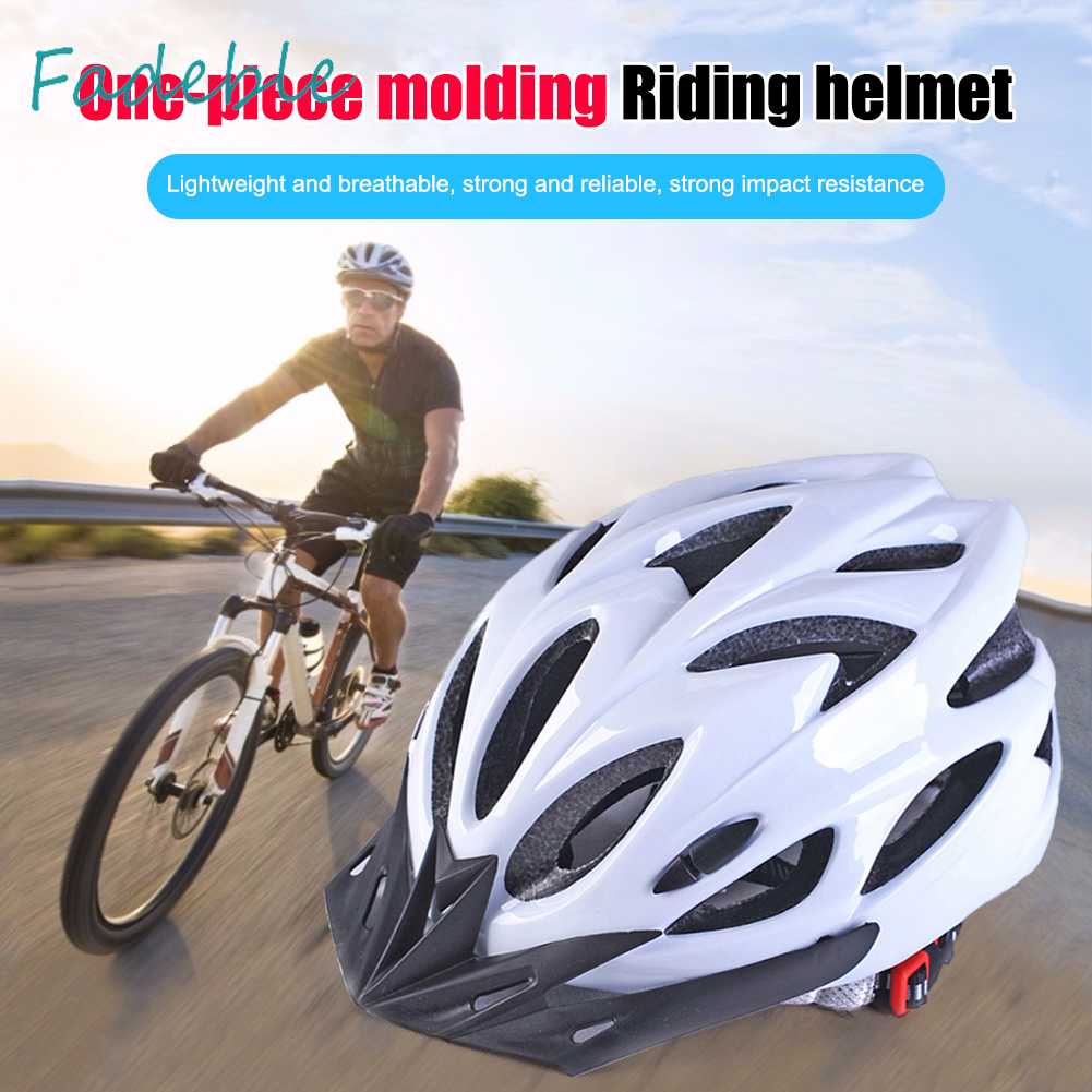 Mũ Bảo Hiểm Thoáng Khí Chống Va Chạm Có Đèn Đuôi Xe Đạp