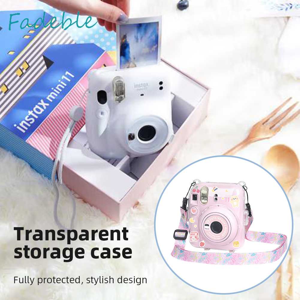 Ốp Bảo Vệ Máy Ảnh Kèm Dây Đeo Thời Trang Cho Mini