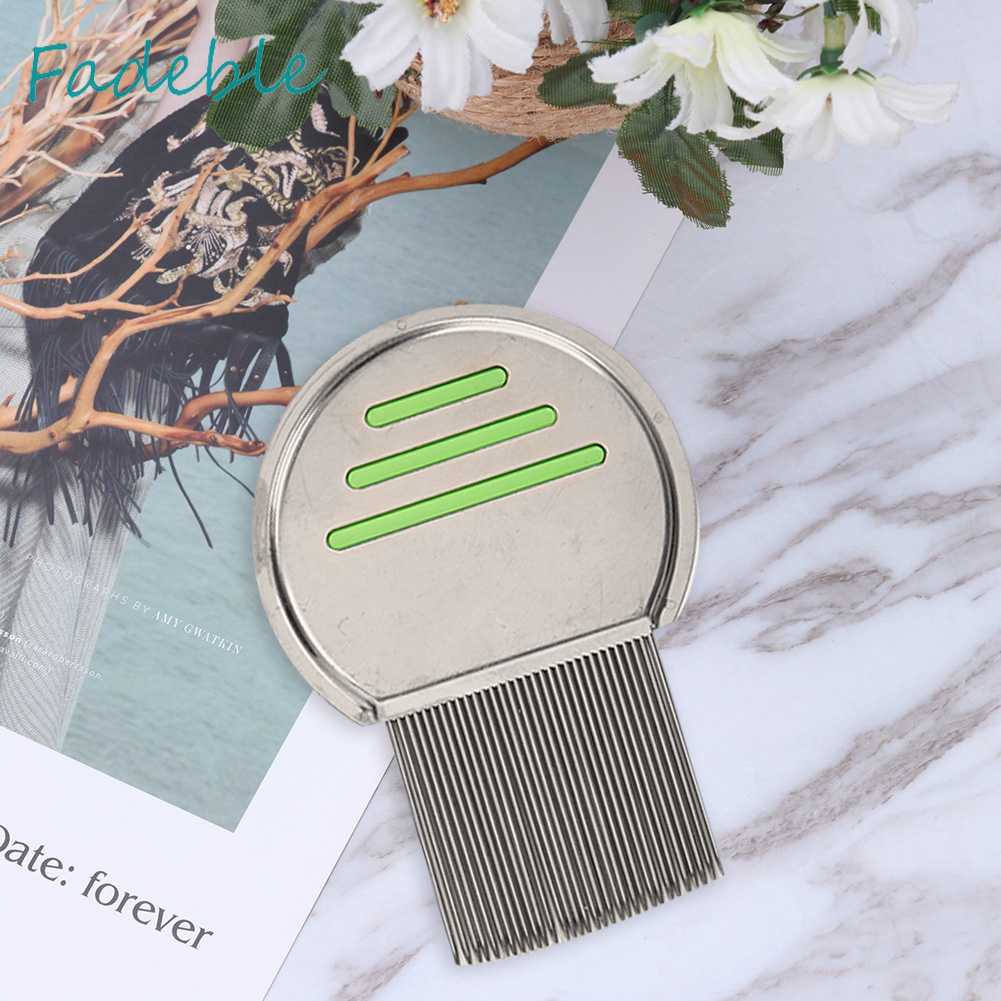 Lược Chải Tóc Mật Độ Cao Bằng Thép Không Gỉ Tiện Dụng